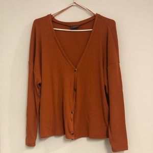 V-neck Cropped Sweater